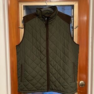 Coleman Dark Green Quilted Men's Vest